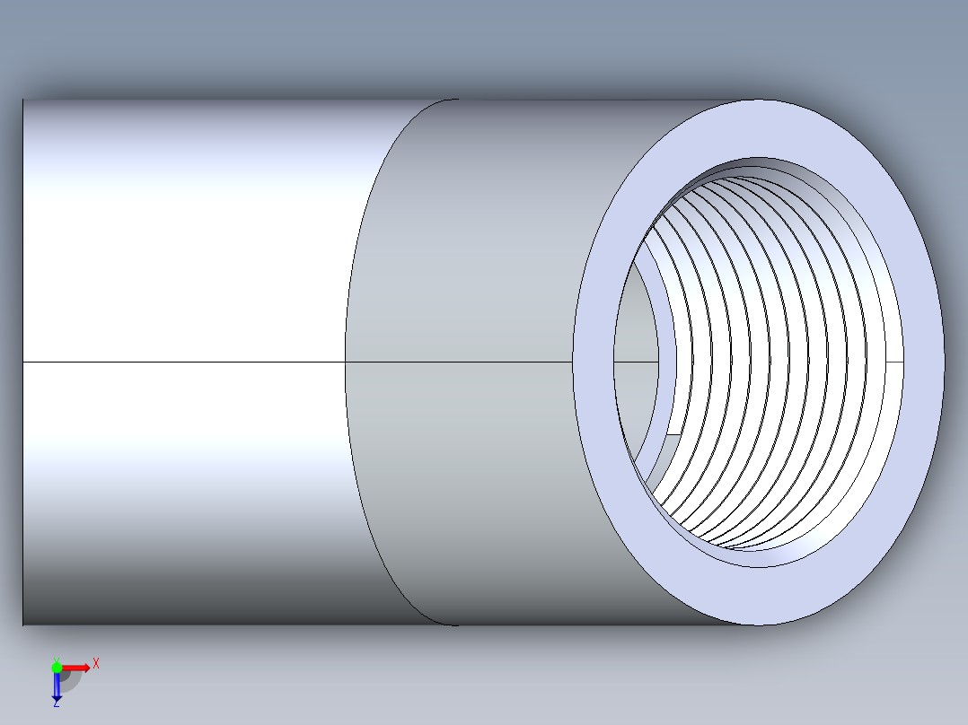 聚氯乙烯配件09-Sch80_45Elbow_FPTxFPT_819-007 _0.75in俯视图