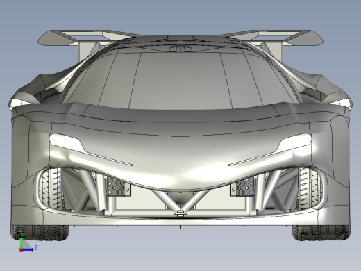 B2 Spirit 超级跑车--stp左视缩略图