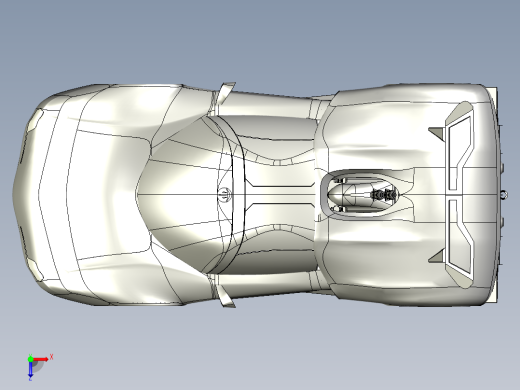 B2 Spirit 超级跑车--stp俯视缩略图