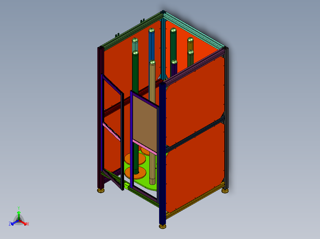 旋转式裁切堆叠设备