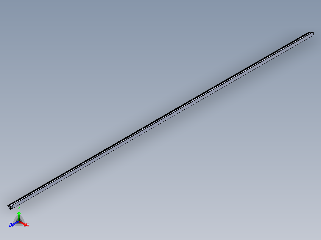 型材-BR PROTECTIVE PANE PROFILE PART C 3842529761.STEP主视图