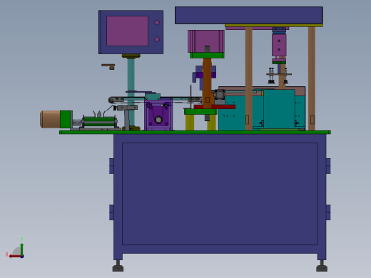 镍氢及锂电圆柱形电池极片裁切机后视缩略图