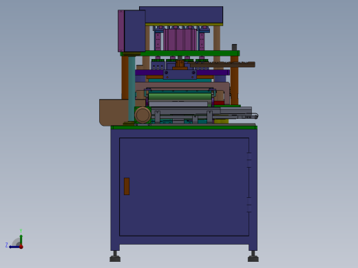 镍氢及锂电圆柱形电池极片裁切机右视缩略图