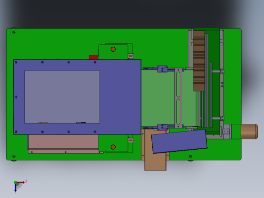 镍氢及锂电圆柱形电池极片裁切机俯视缩略图