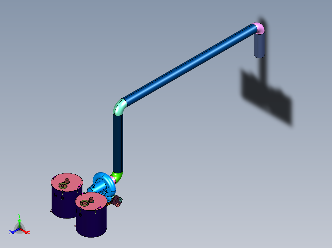 拼装式油雾滤筒净化系统