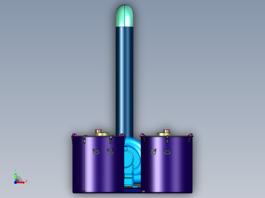 拼装式油雾滤筒净化系统前视缩略图