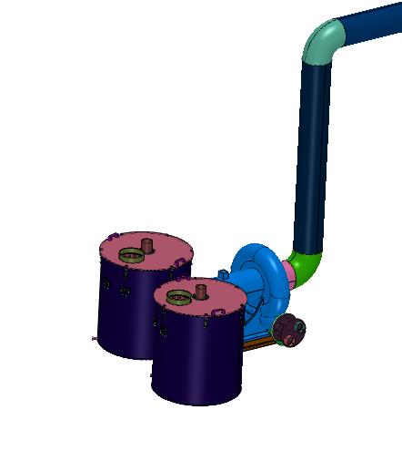 拼装式油雾滤筒净化系统