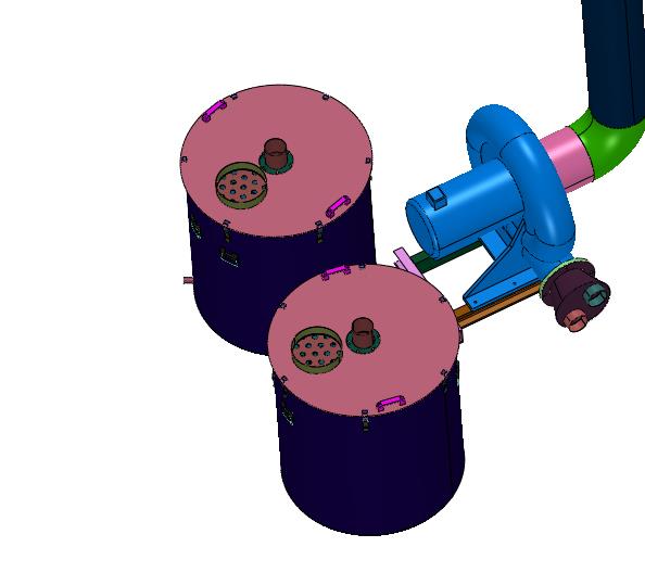 拼装式油雾滤筒净化系统