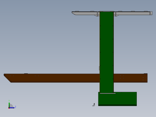 2立柱简易升降立体车库左视缩略图