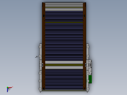 2立柱简易升降立体车库俯视缩略图