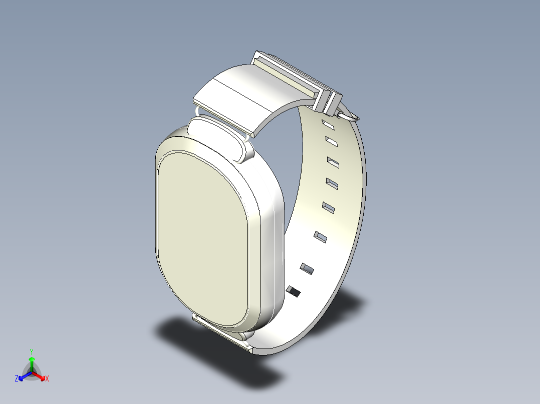 智能手环 手表正等轴测图