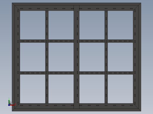 坚硬的窗户前视缩略图