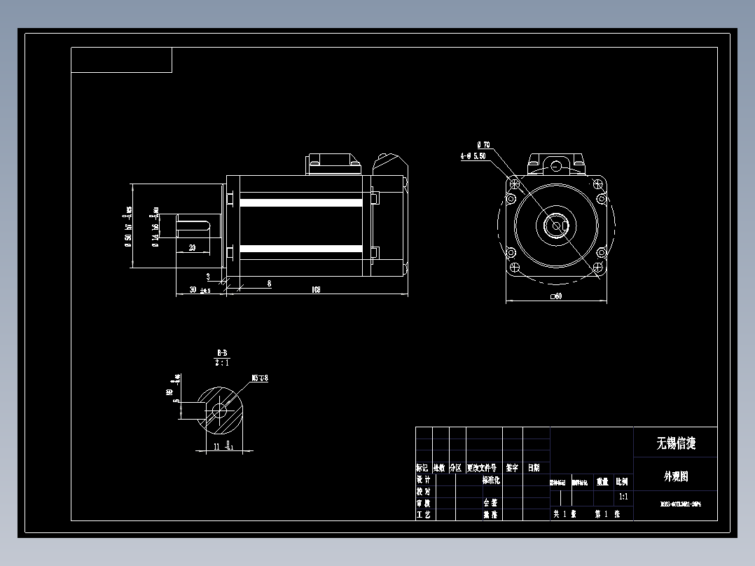 电机MS6S-60TL30B1-20P4