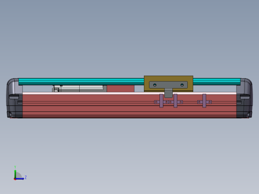 MTH丝杆半封闭模组MTH13-M-200WB左视缩略图