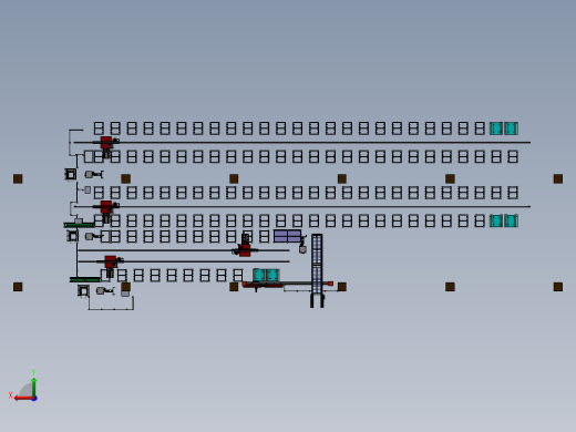 立体仓库自动化sw18可编辑后视缩略图