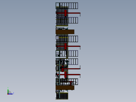 立体仓库自动化sw18可编辑左视缩略图