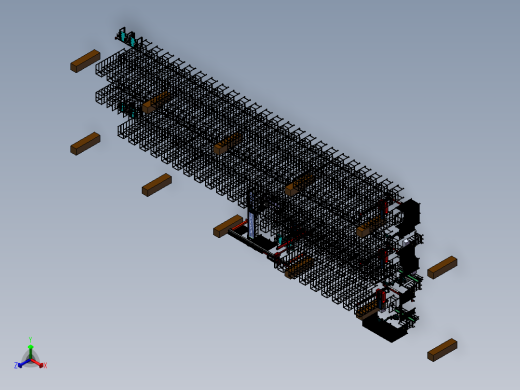 立体仓库自动化sw18可编辑正等轴测缩略图