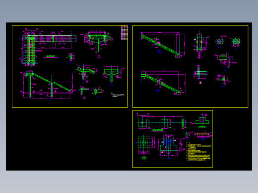 钢结构行人天桥（局部）