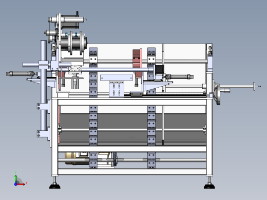 圆管自动贴标机sw18可编辑前视缩略图