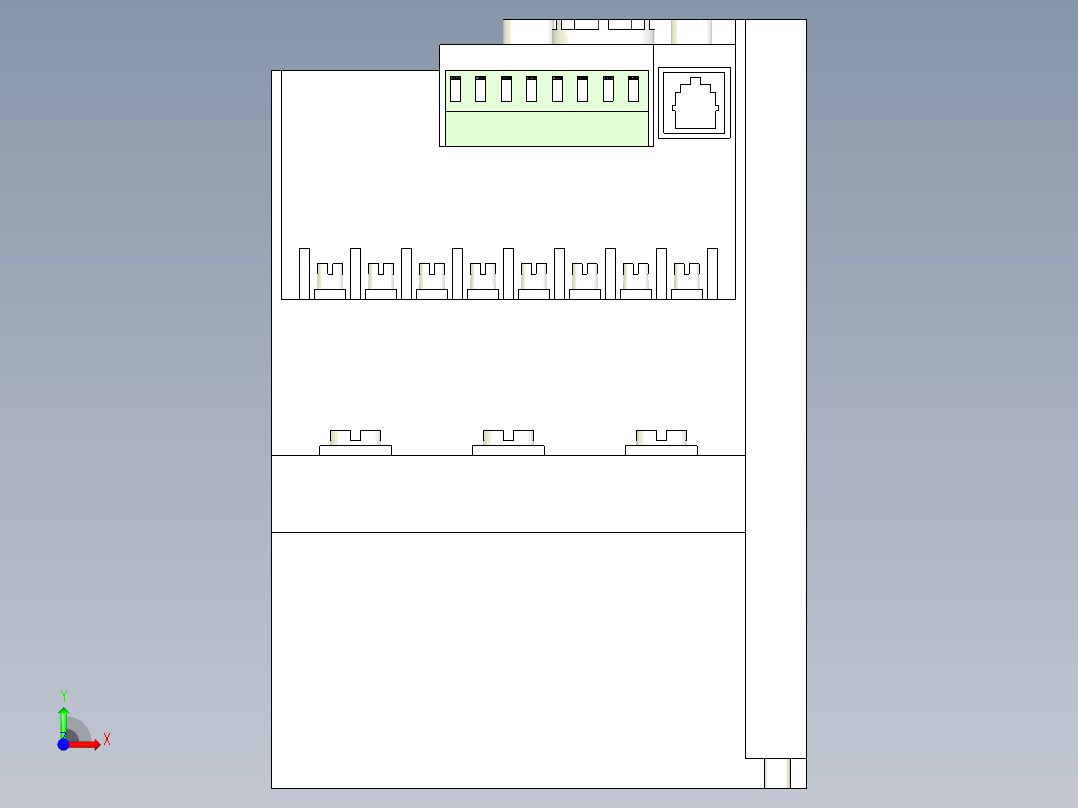 施耐德电气 ATV303HU22N4前视图