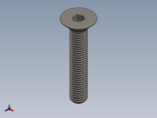 Screw_ISO_10642_M10x55_A2.SLDPRT正等轴测缩略图