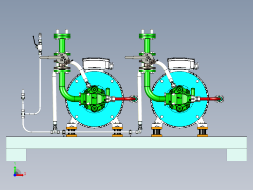 双泵超高压增压设备设计前视缩略图