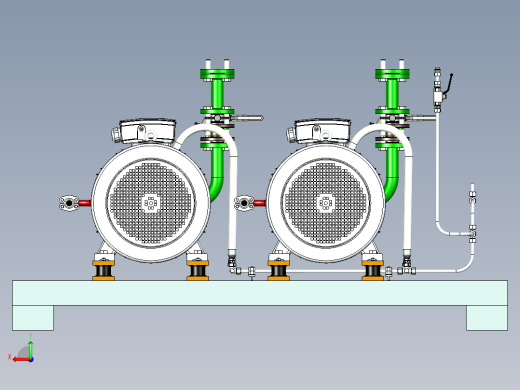 双泵超高压增压设备设计后视缩略图