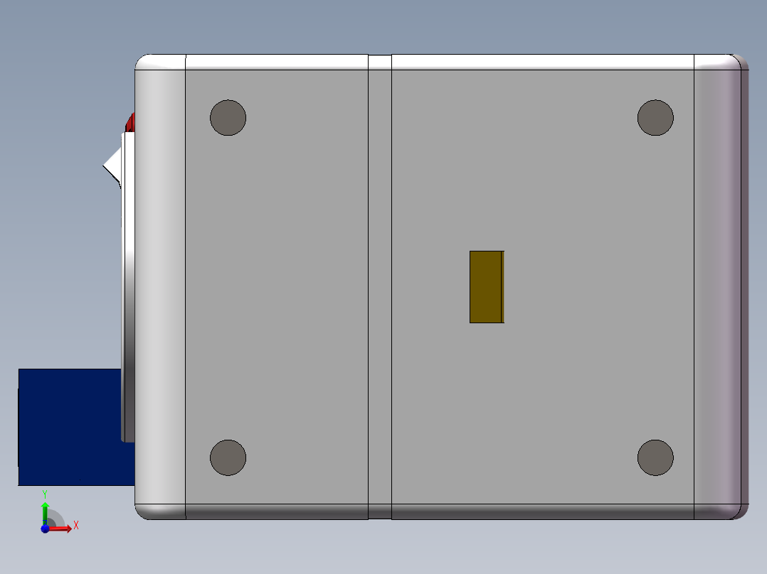 烘洗一体洗衣机前视图