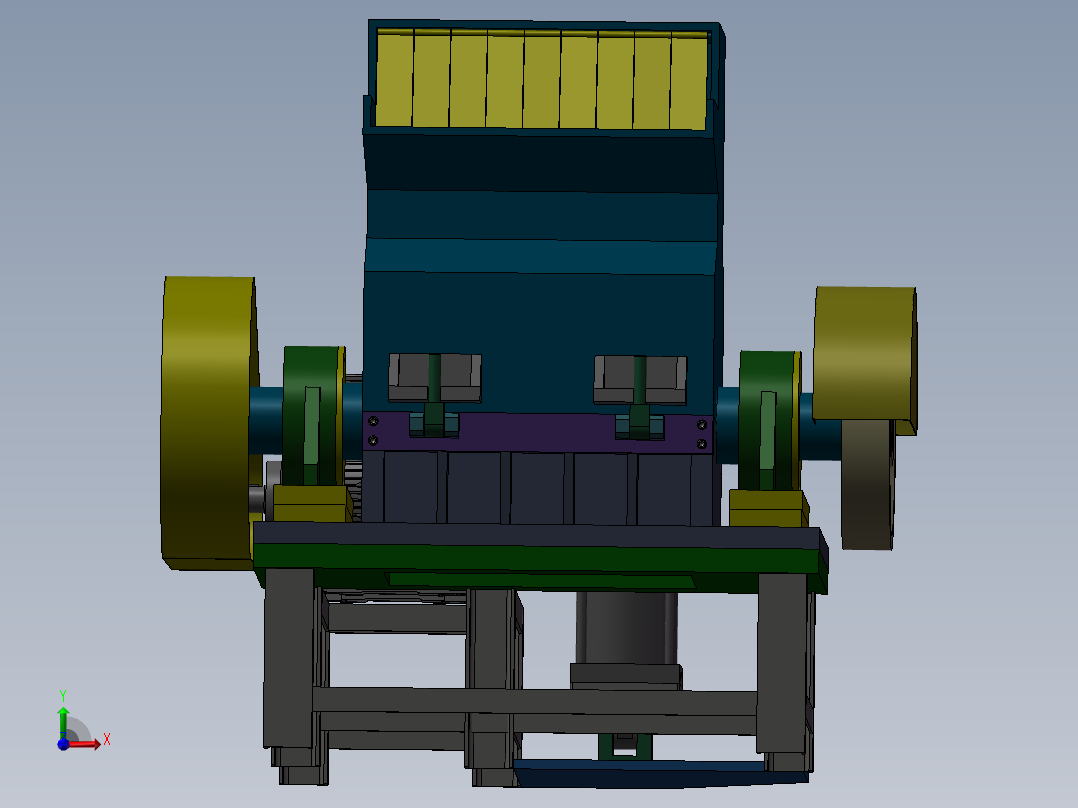 破碎机、ABS塑料破碎机前视图