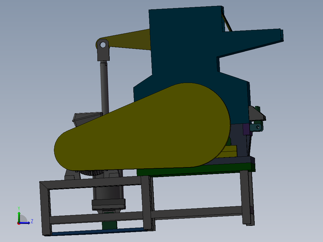 破碎机、ABS塑料破碎机左视图