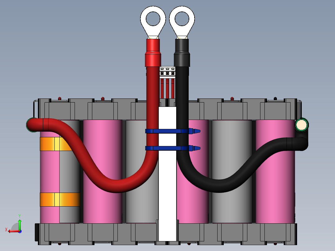 电池仓、电池(98)后视图