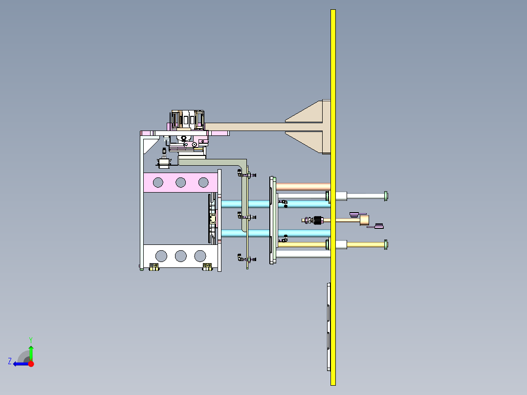 WB-400 汽车内饰件焊接定位工装右视图