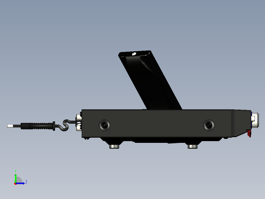 B3004577-带遥控器的DVD播放器左视图