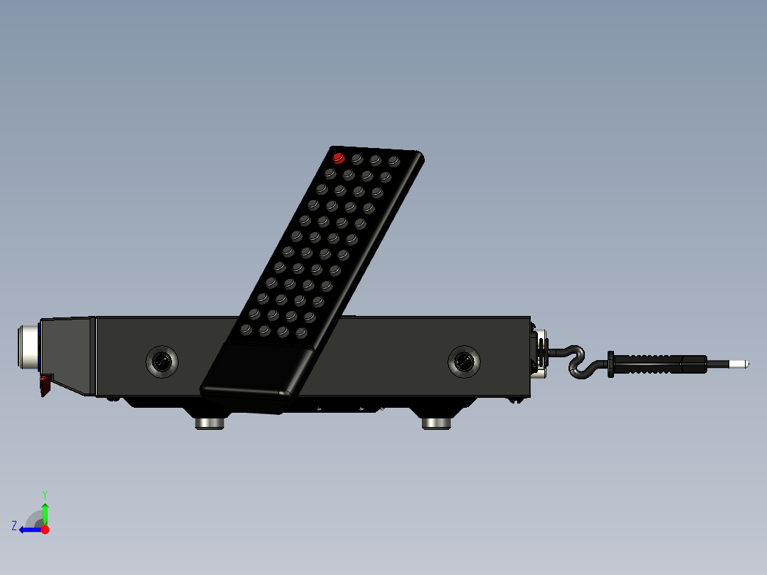B3004577-带遥控器的DVD播放器右视图