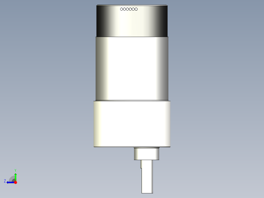 olulu直流齿轮电机-12右视图