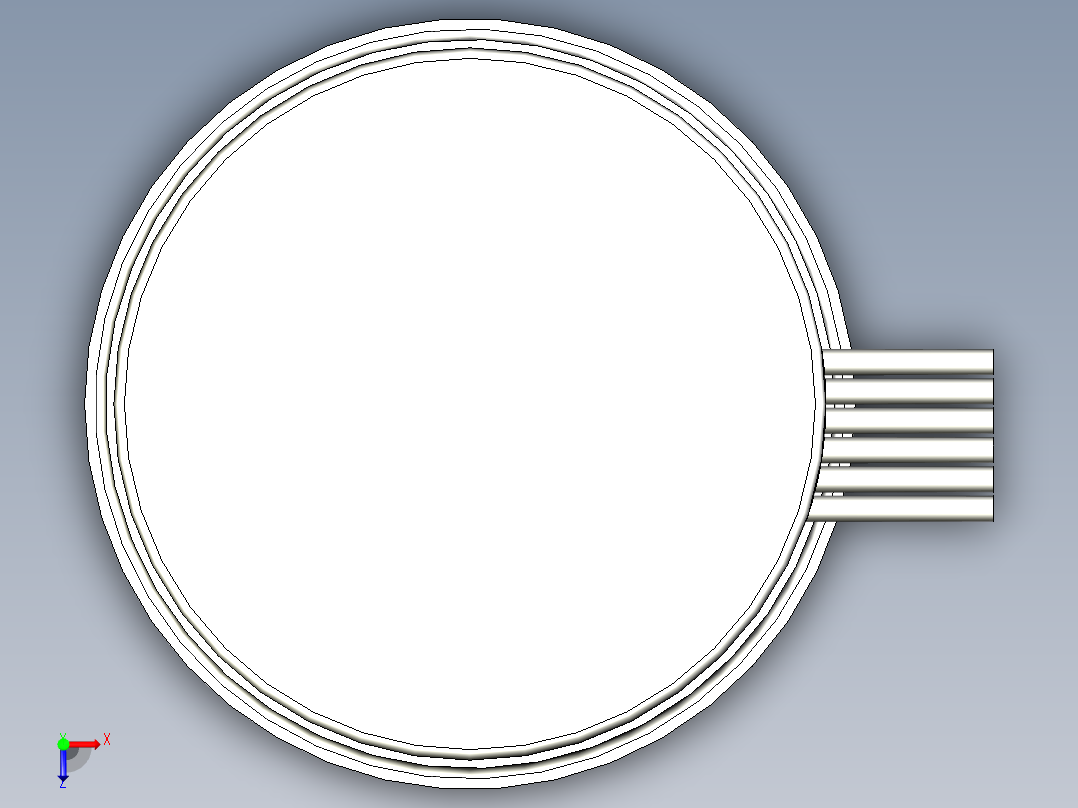 olulu直流齿轮电机-12俯视图