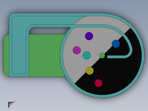 转盘传送装置俯视缩略图