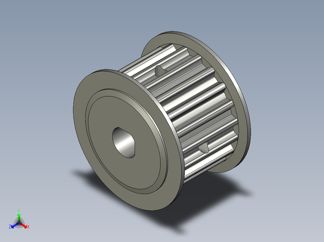 皮带轮-S5M-02q07主视图