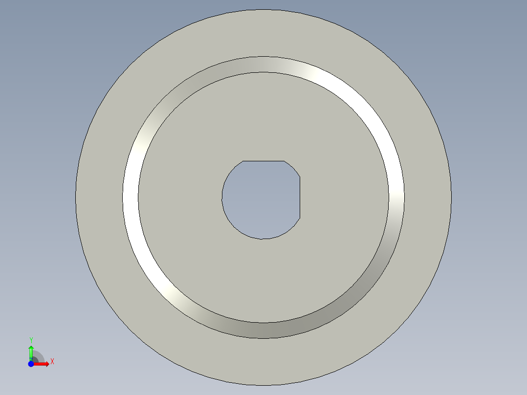 皮带轮-S5M-02q07前视图