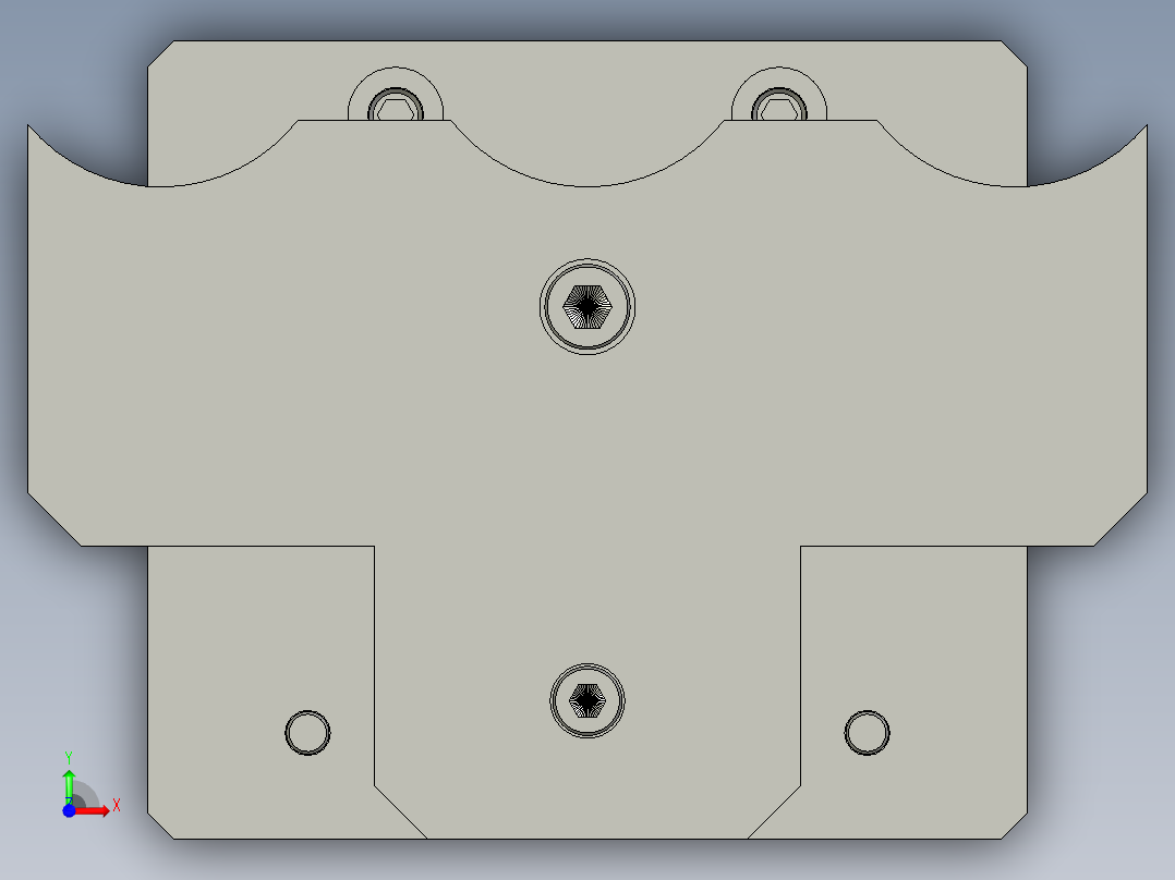 侧压机构装配前视图