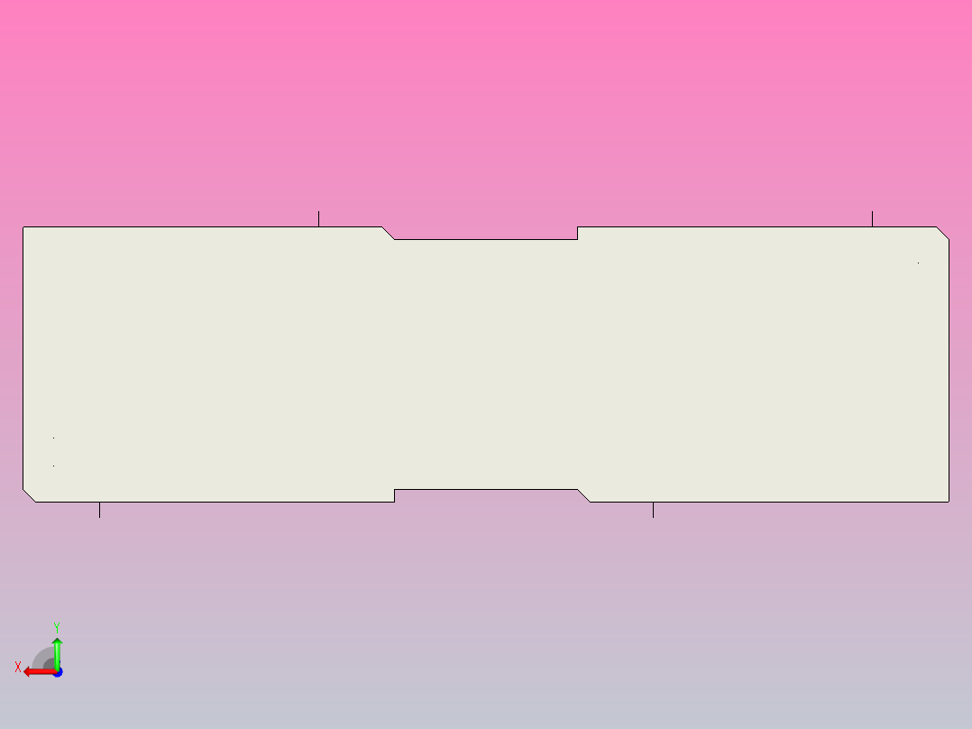 电池支架后视图