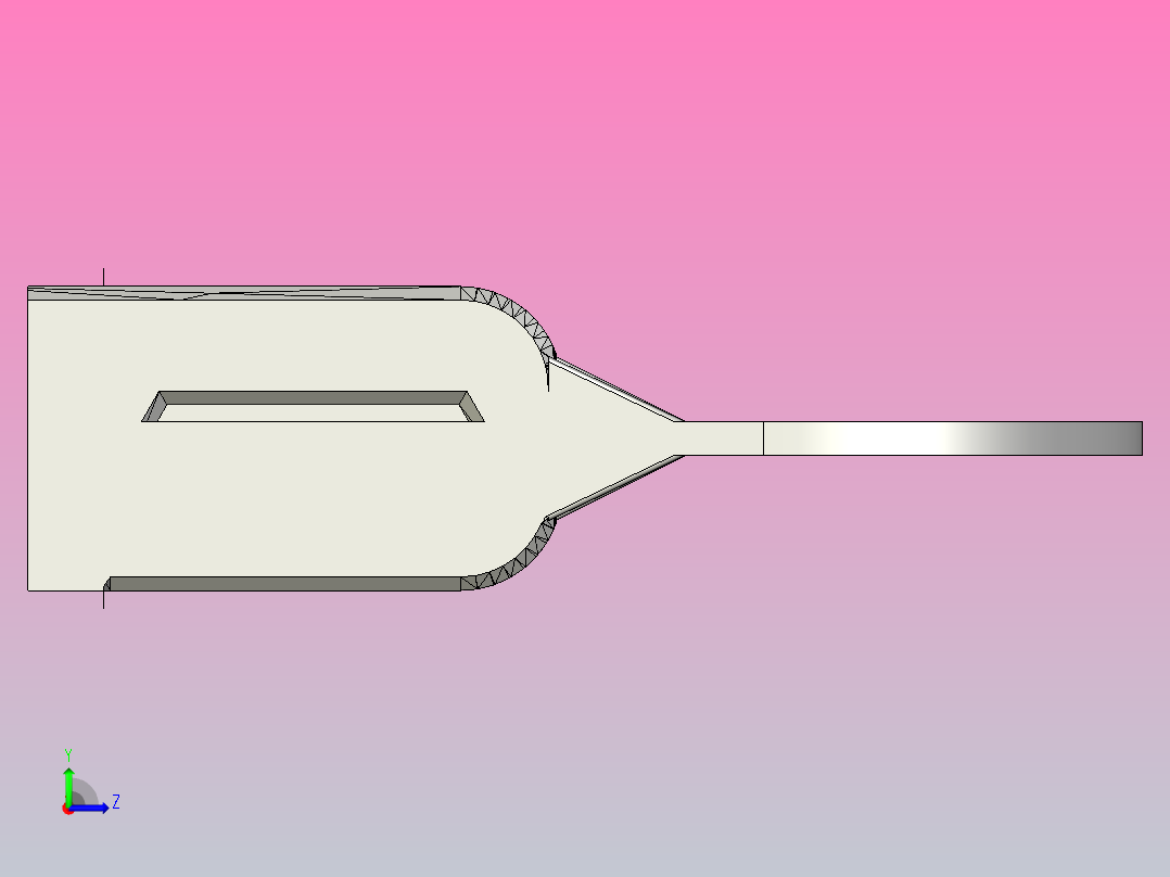 电池支架左视图