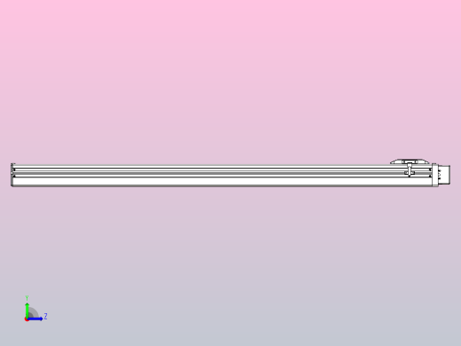滚珠丝杠直线轴带导轨全封闭TPA-HCR-65S-1610C-L950-MR-C-P10-N3左视缩略图