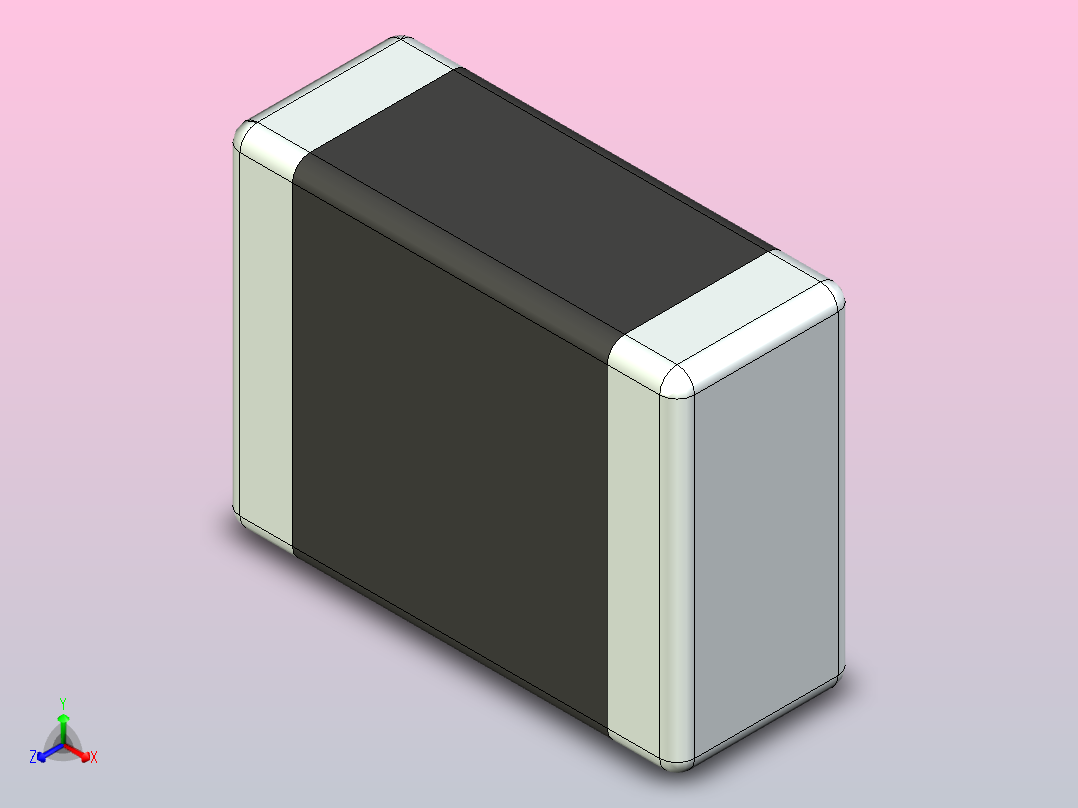 87x 片式电阻器封装 （SMD）RESC1310X51N正等轴测图