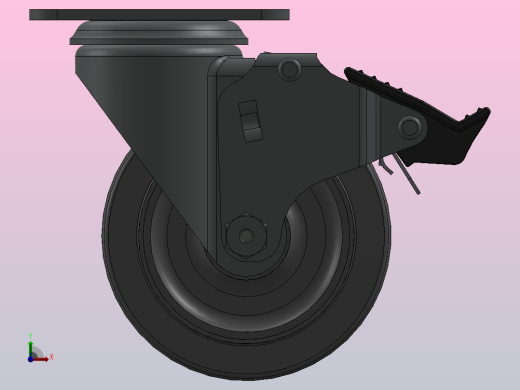 TCH-511-6474854脚轮前视缩略图