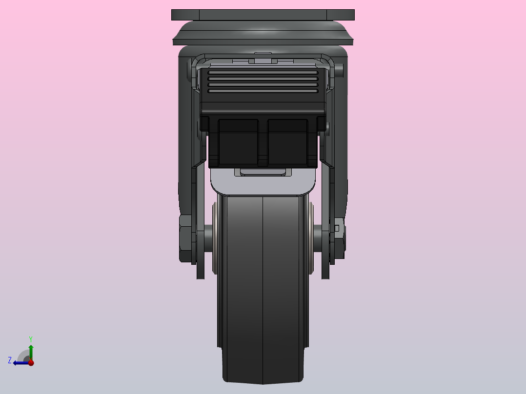 TCH-511-6474854脚轮右视图