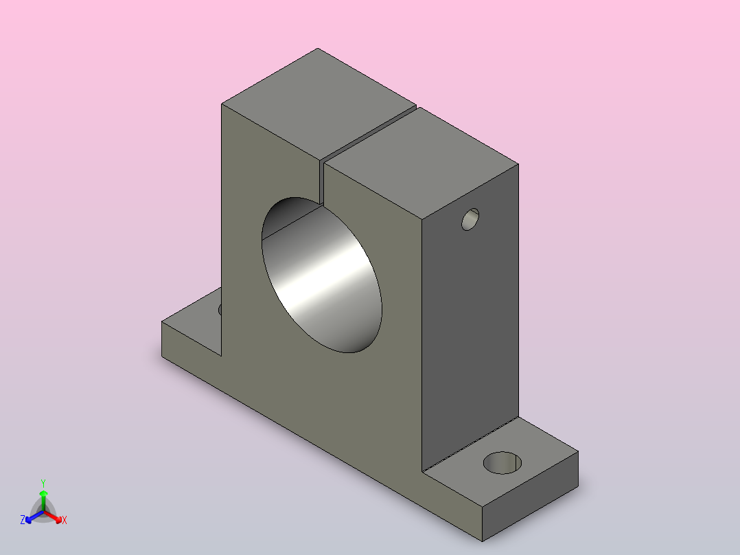 支撑座support_fgwa80正等轴测图