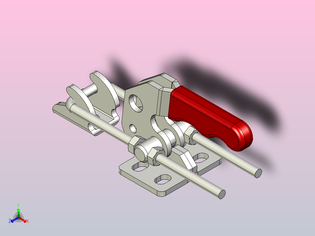 快速夹钳HS-40820.IGS正等轴测图