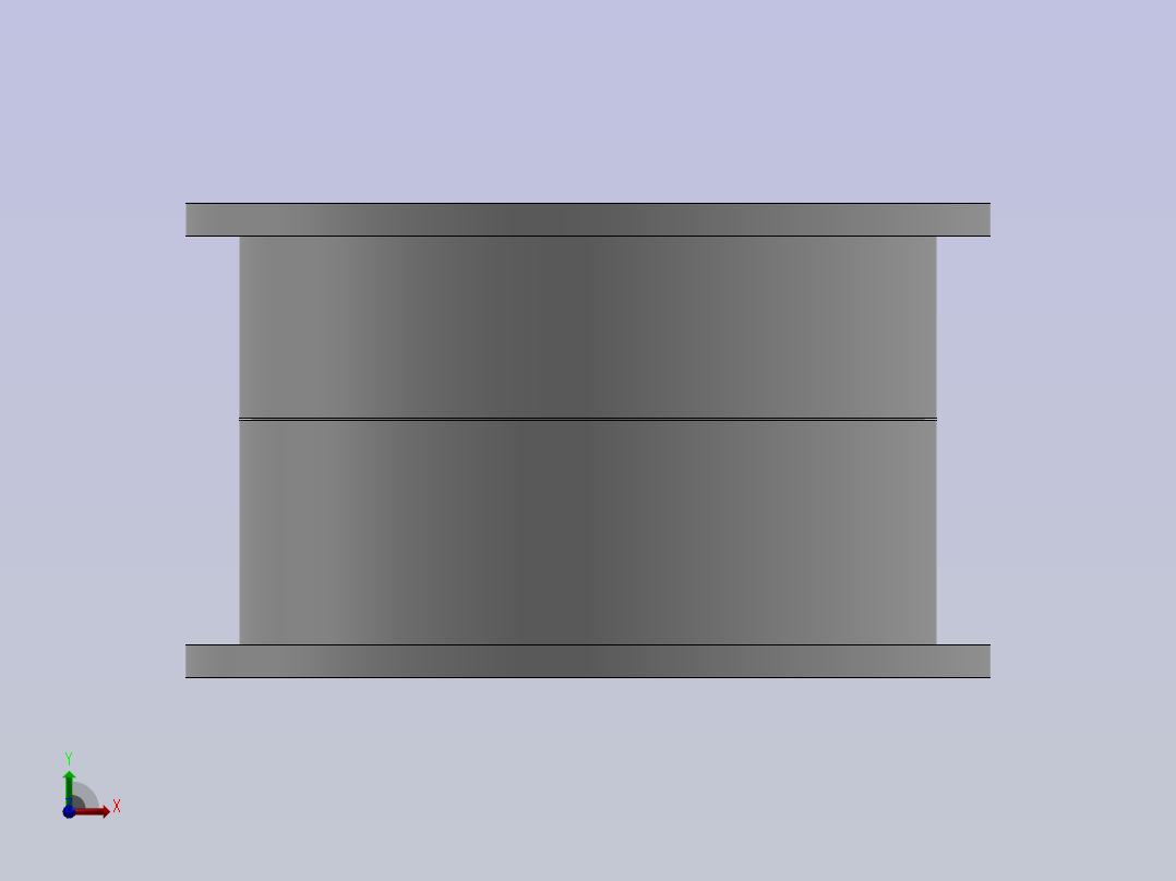 可调节的圆形孔主视图