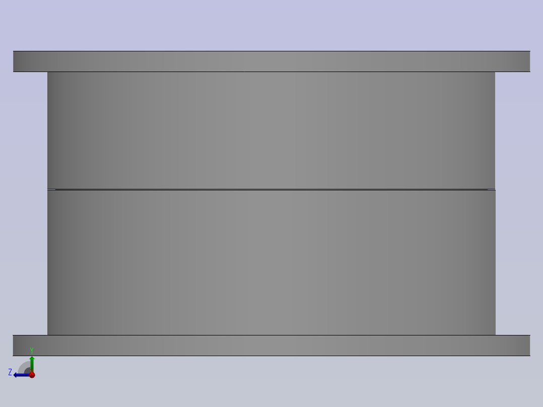 可调节的圆形孔右视图